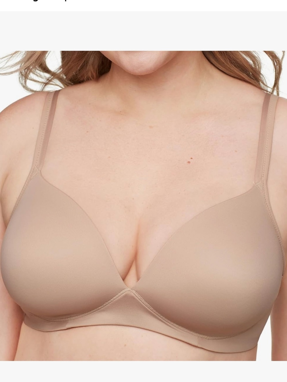Warners Element of Bliss Smooth Nude T-Shirt Bra Wire Free Size 40C NWT